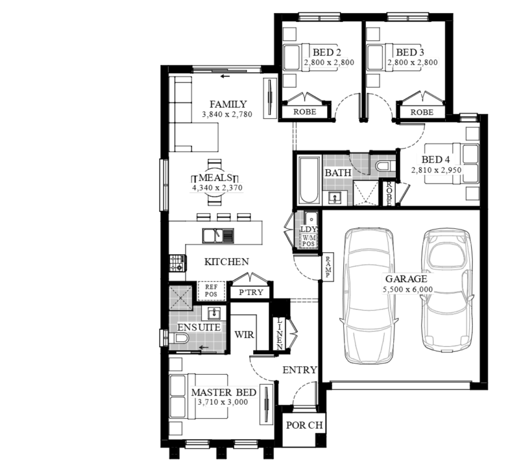Lot 534 - $657,140* Floor Plan